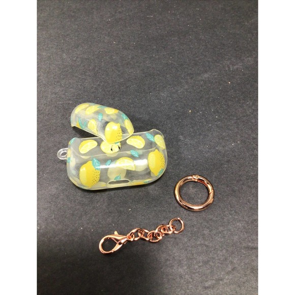 Airpods Pro Charging protective Case Transparent lemon Clear - Picture 3 of 5